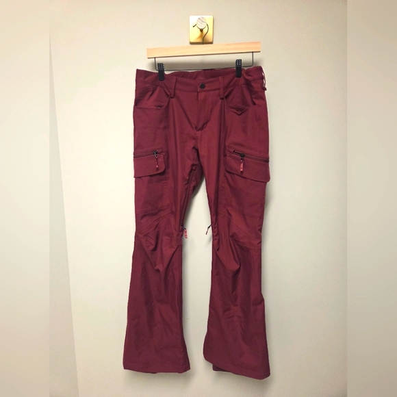 Burton Jackets & Blazers - Burton Gloria Dryride Snowpants Snowboard / Ski Pants Women's M Maroon Plum